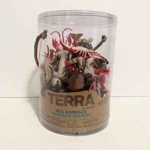 Terra by Battat Sea Animals Whale Turtle Crab Lobster Eel Realistic Toy Lot